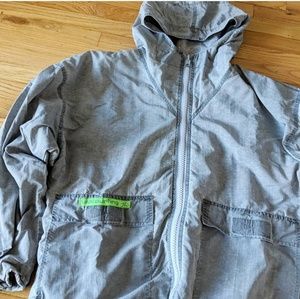 Vintage Rusty Hooded Windbreaker Sz S Made in USA
